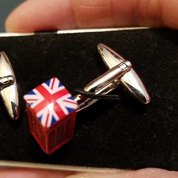 London call box cufflinks - Picture 2 of 2